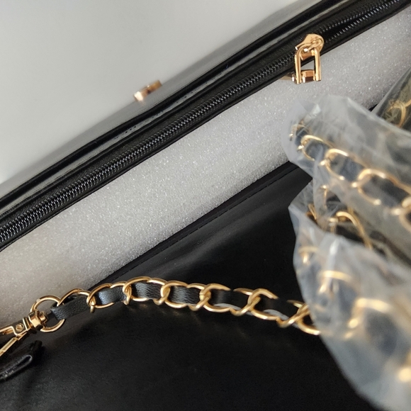 Studded Quilted Crossbody bag. Could clutch too! New! - Picture 8 of 12